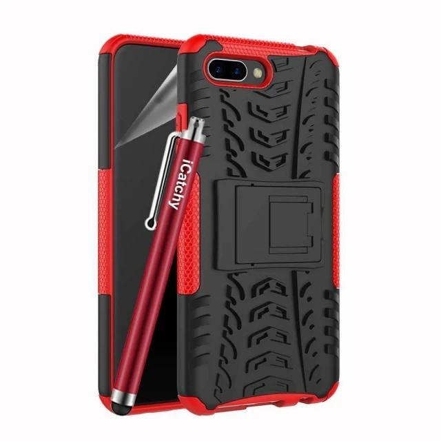 IPHONE 6 PLUS HEAVYDUTY BUILDER CASE RED WITH STAND